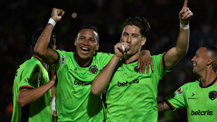 Santiago Orme&ntilde;o festeja gol contra Pumas FC Ju&aacute;rez Jornada 5