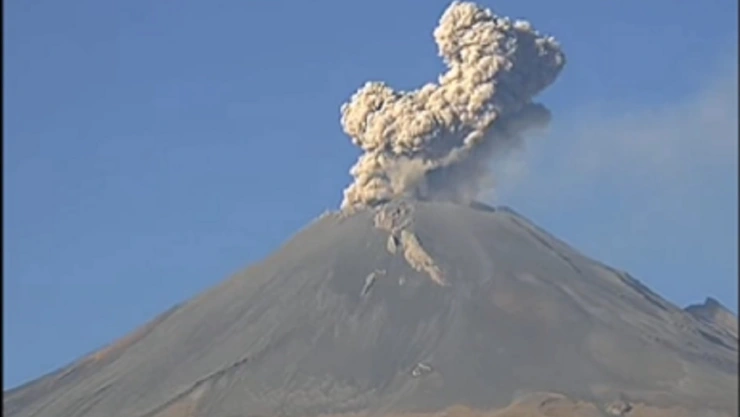 volcán popocatépetl 27 de enero