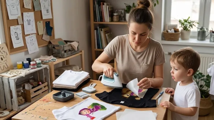 Manualidades para niños: cómo hacer camisas de Masha y el Oso con tela reciclada (paso a paso)