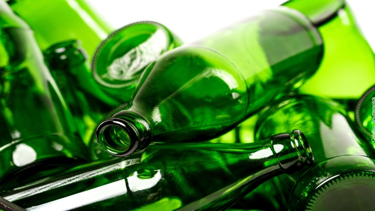 botella vidrio