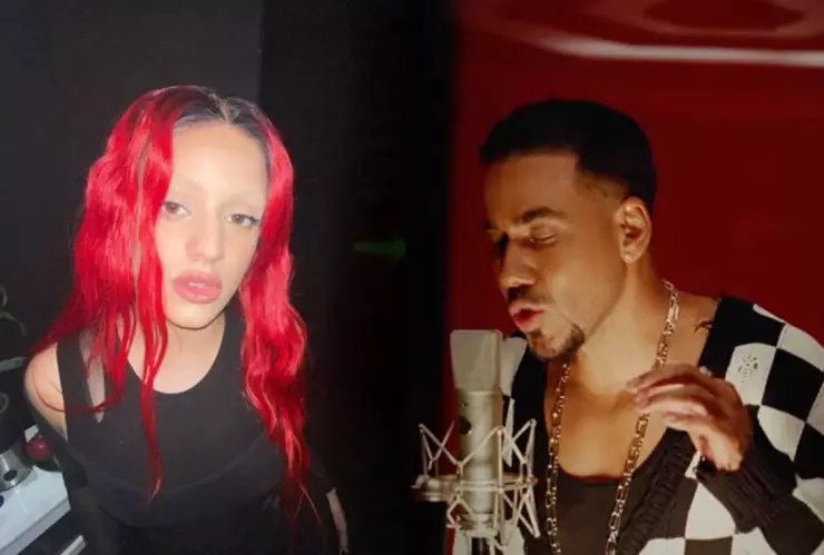 Rosalía y Romeo Santos