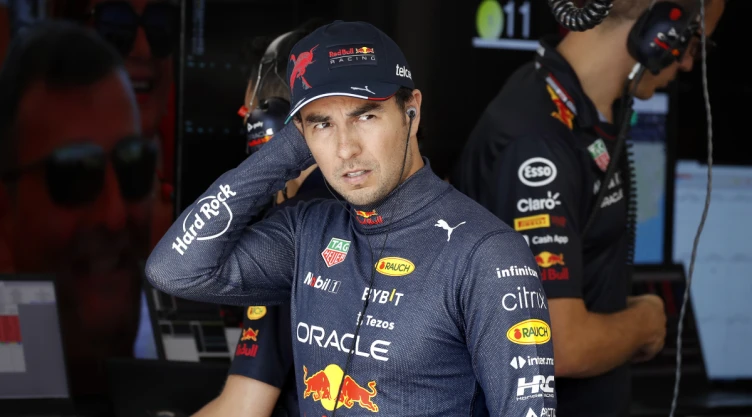 Checo Pérez en el Gran Premio de Francia