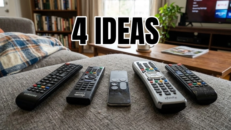 Qué hacer con los controles remotos en la casa: 4 ideas de organización para dejar de perderlos en la sala