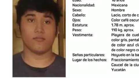 ¡Urgente! Piden AYUDA para localizar a adolescente DESAPARECIDO en Mérida; esto se sabe