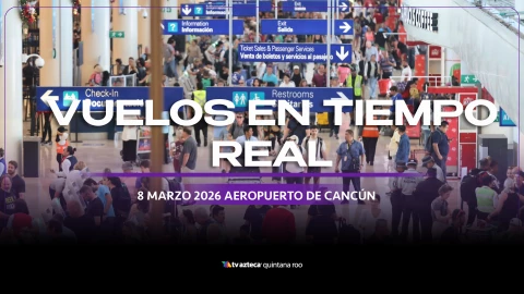 EN VIVO_ Estatus de vuelos hoy en el Aeropuerto de Cancún; viajes cancelados y demorados este 8 de marzo de 2026.webp