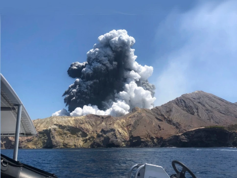 Erupción Nueva Zelanda