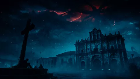 Así se vería San Cristóbal si fuera un escenario de Stranger Things