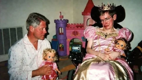 Archivos de Epstein: ¿Qué se sabe de las supuestas fotos de Stephen Hawking con Bill Clinton?