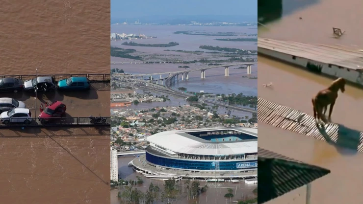 Inundaciones en el sur de Brasil