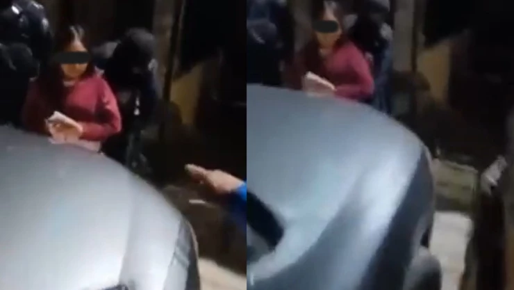 Policías son criticados en redes sociales por revisar a niña