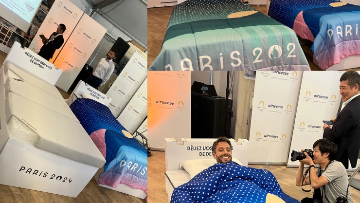 Camas antisexo París 2024