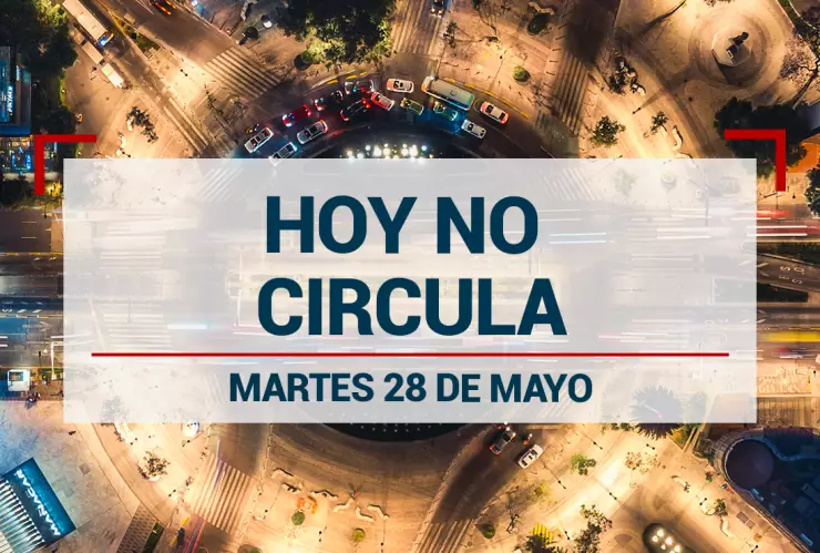 ¿Habrá cambios Autos que descansan el martes 28 de mayo por el Hoy No Circula