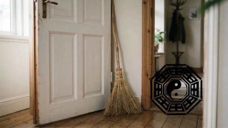 Qué quiere decir que algunos escondan la escoba detrás de la puerta, según el Feng Shui