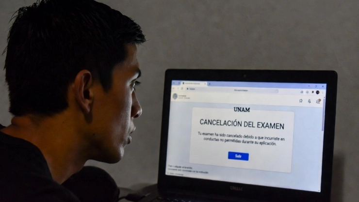 qué hacer si me suspenden o cancelan el examen de la unam 2026