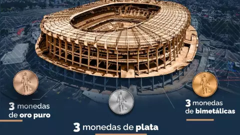 Checa las características de las monedas conmemorativas del Mundial 2026 ¿Cuál será su valor nominal?