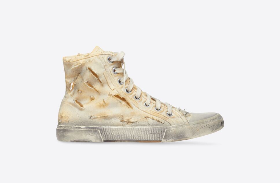 balenciaga high paris fully destroyed