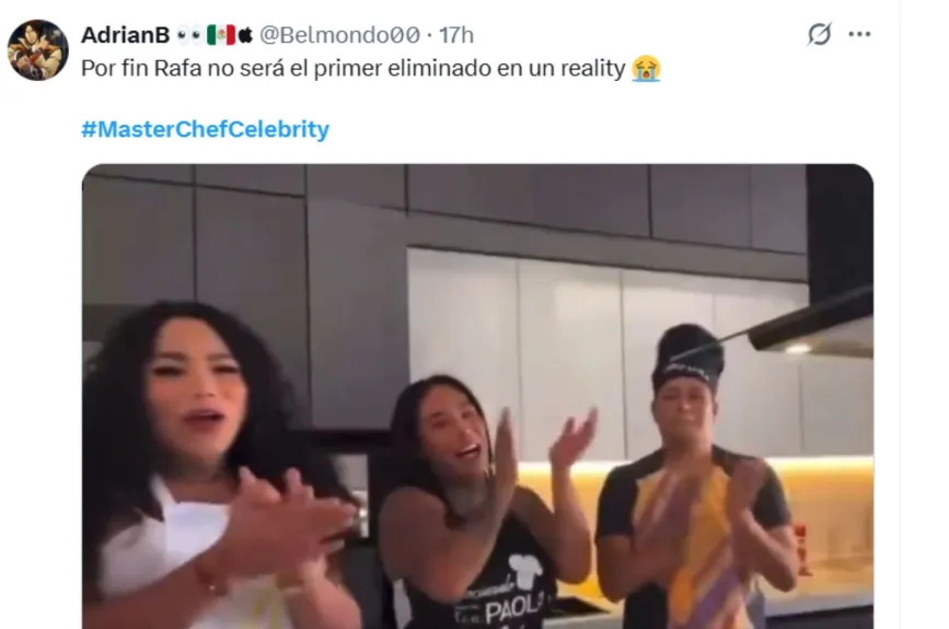 Y todos celebraron a una sola voz que Rafa no saliera en las primeras 24 horas de un reality, como pasó en Exatlón. ¡Victoria!