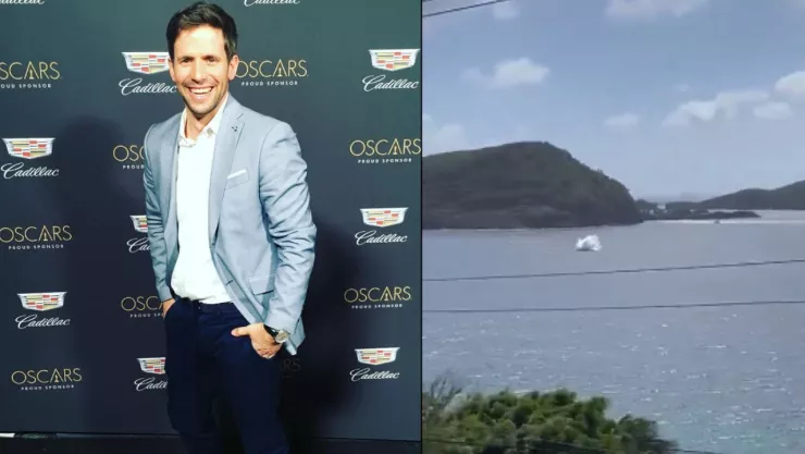 VIDEO: Captan accidente aéreo que provoca muerte del actor Christian Oliver e hijas