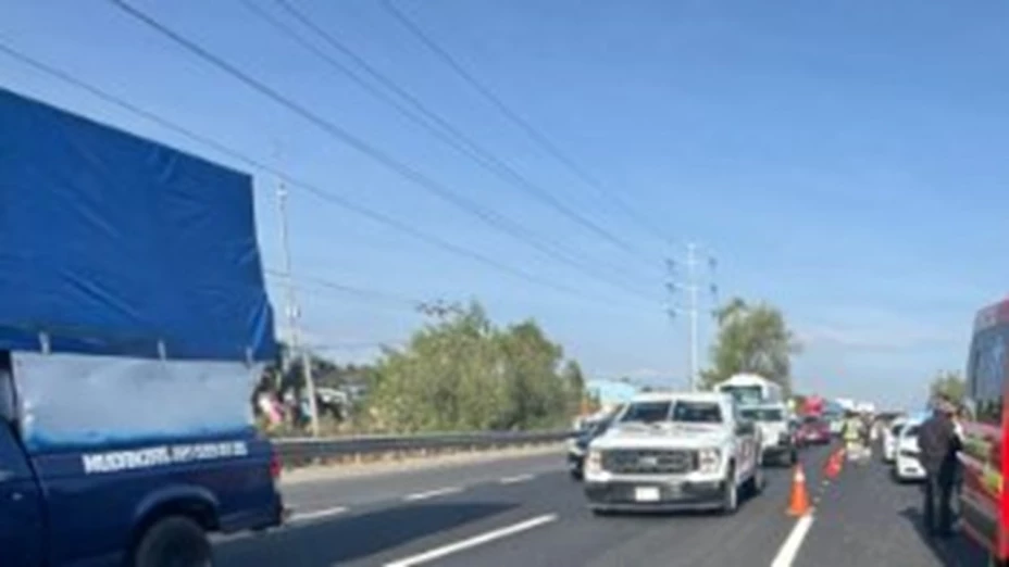 Aparatoso ACCIDENTE provoca el CIERRE de la autopista México-Puebla hoy