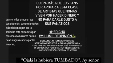 Belinda recibe críticas