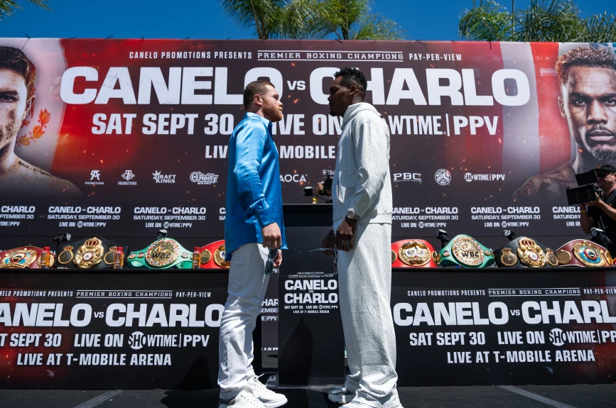 Canelo Charlo conferencia de prensa box los angeles