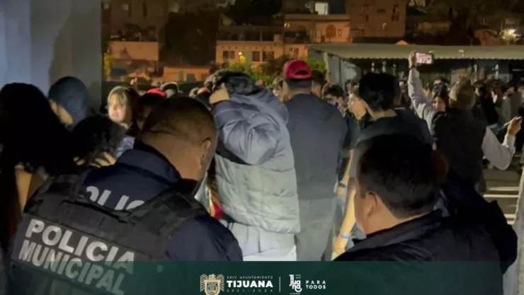 fiesta tijuana policia