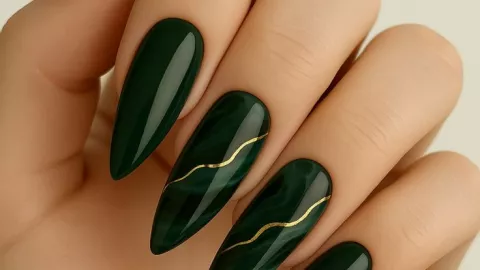 9 dise&ntilde;os de u&ntilde;as verde esmeralda que causar&aacute;n envidia a tus amigas porque son preciosas