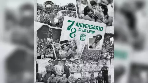 Club León celebra su 78 aniversario.-