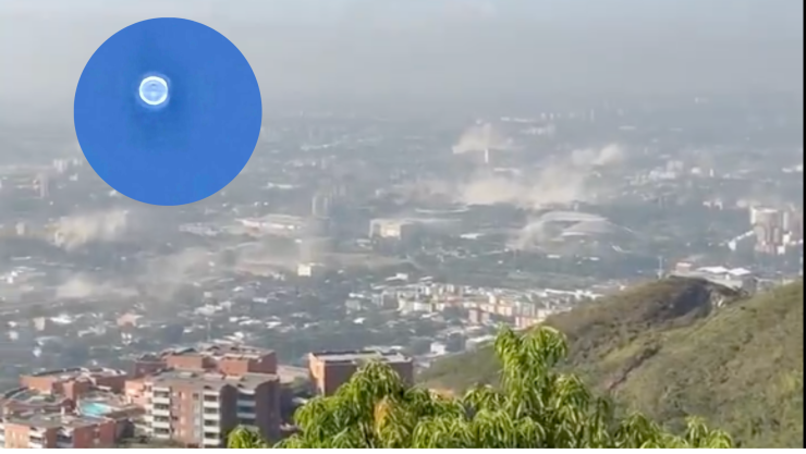 Tras DESTRUCTIVO sismo en Colombia, captan extraño fenómeno en el cielo