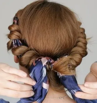 ondas con pañuelo