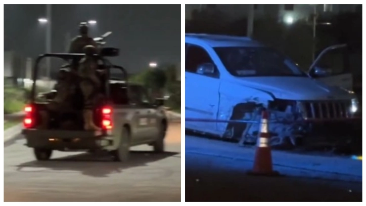 Hombre que agredió a balazos a su expareja escapa tras ser detenido en Salinas Victoria, NL