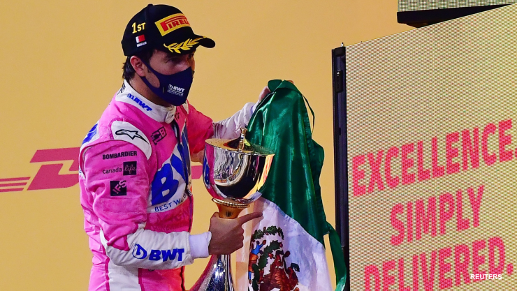 Sergio P&eacute;rez gana el Gran Premio de Sakhir de la F&oacute;rmula Uno