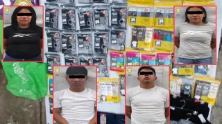 Detienen en Iztapalapa a cinco jóvenes con droga y mercancía robada de tienda departamental