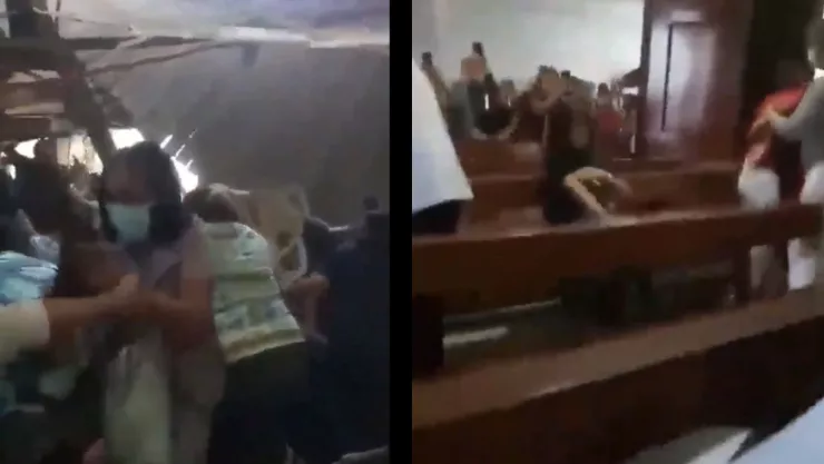Iglesia Colapsa en plena misa de miércoles de ceniza