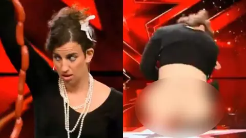 Presentación con salchichas