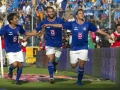 Javier Aquino con Cruz Azul en 2010, año de su debt