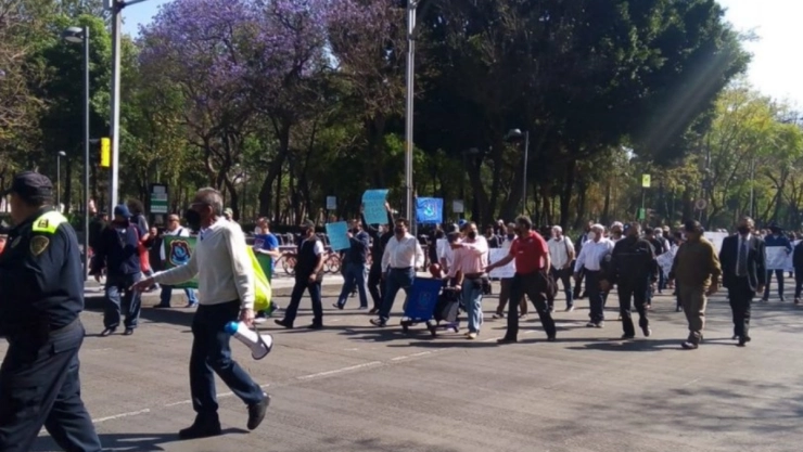 manifestaciones hoy 17 de febrero CDMX