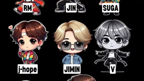 Stickers conciertos BTS