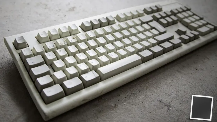 Ideas DIY Transforma un teclado en desuso en un portafotos único.jpg
