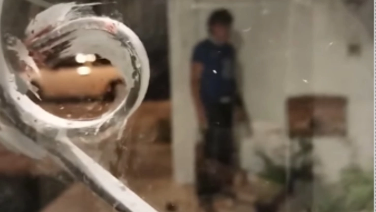 Captan a hombre con MACHETE en colonia de Mérida; esto pasó