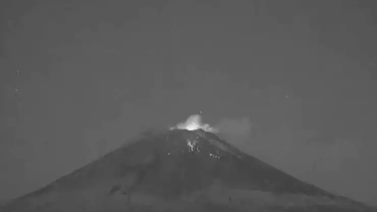 VIDEO EXplosión del Volcán Popocatépetl hoy 31 de enero