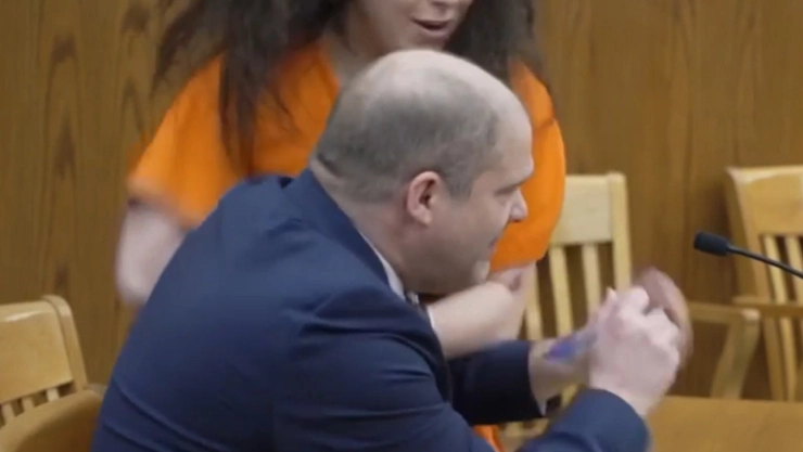 Taylor Schabusiness atacó a su abogado en un tribunal de Wisconsin. Conoce los detalles del nuevo episodio violento de esta asesina condenada.