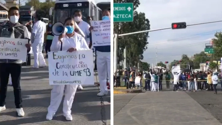 bloqueo imss Ecatepec