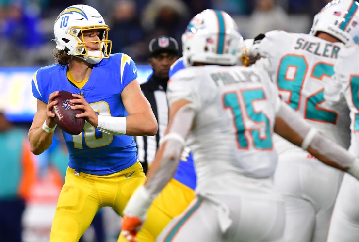 Justin Herbert, quarterback de los Chargers