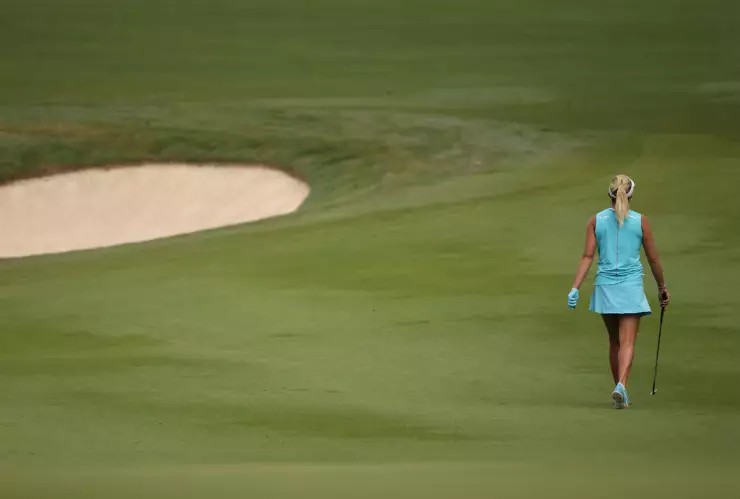 La golfista estadounidense Lexi Thompson está calificada a los Juegos Olímpicos.