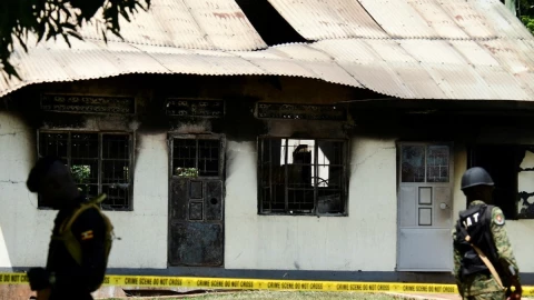 Incendio en escuela para ciegos de Uganda