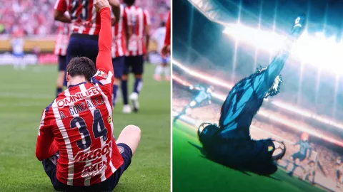 Hormiga González festejando al estilo de Blue Lock