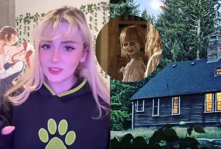 Mexicana rentó la casa real de “El Conjuro” y mostró las advertencias en el contrato