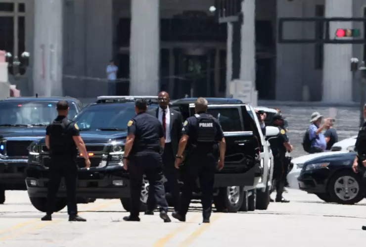 Donald Trump llega a la corte de Miamia