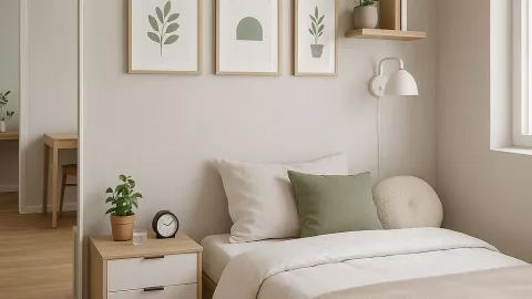 43 ideas para decorar un cuarto pequeño con poco dinero: te quedará de lujo